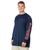 color Collegiate Navy/Sunset Red Logo 1