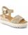 color Champagne Metallic Leather Basket Weave 0