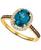 color Blue Topaz/Yellow Gold 7