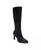 color Black Faux Suede 1