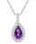 color Amethyst White Gold 0