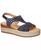 color Navy Suede Leather 2