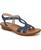 color Blue Faux Leather 3