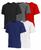 color Black-Charcoal-Red-Navy-White 2