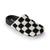 color hand crochet - black check 0
