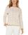 color Tan Ivory Stripe 0