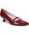 color Dark Cherry Faux Patent Leather 5