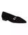 color Black Suede Leather 1