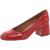 color red crinkle patent 1