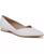 color Warm White Snake Embossed Leather 0