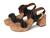 color Black Leather Withraffia Heel 0