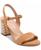 color Striped Raffia, Biscuit Leather 2