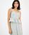 color Aqua Grey Ditsy 0