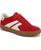 color Crimson Red/White Suede/Leather 5