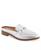 color Silver Metallic Textured Faux Leather 2