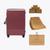 color Burgundy/Tobacco 3