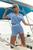color Seashell Blue/White 1
