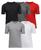 color Black-Charcoal-Red-Heather Grey-White 0