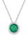 color Emerald/White Gold 7
