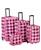 color Black & White Dots on Pink 7