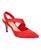 color Red Suede Leather 2