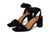 color Black Waxed Suede 0