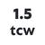 color 1.5 TCW WHITE GOLD 1