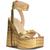 color Meta Gold Faux Leather 2