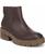 color Dark Brown Faux Leather 2