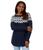 color Navy Fair Isle 1