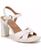 color Warm White Faux Leather 2