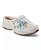 color Watercolor Floral/White Leather 5