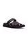 color Black leather 0