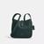 color pebbled leather/Gunmetal/Dark Teal 4
