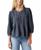 color Liza Plaid Navy Blazer 1