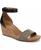 color Black/Tan Woven Raffia/Faux Leather 4