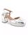 color Silver Mirror Metallic Smooth Faux Leather-Polyurethane 1