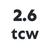 color 2.6 TCW WHITE GOLD 1