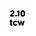 color 2.10 TCW 3