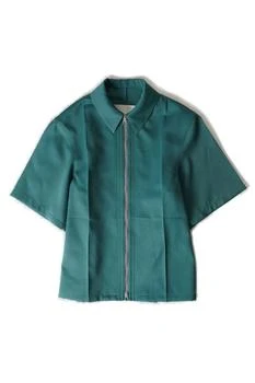 Jil Sander | Jil Sander Short-Sleeved Zipped Overshirt