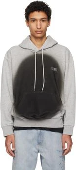 MM6 | Gray Spray Print Hoodie