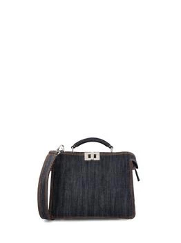 Fendi | Fendi Peekaboo ISeeU Mini Denim Tote Bag