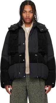 Sacai | Black Corduroy Down Jacket