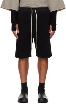 Rick Owens | Black Concordians Pusher Shorts