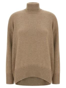 Brunello Cucinelli | Brunello Cucinelli Turtleneck Sequin Embellished Knitted Jumper