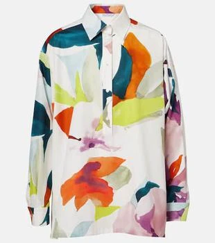Max Mara | Verace printed cotton top