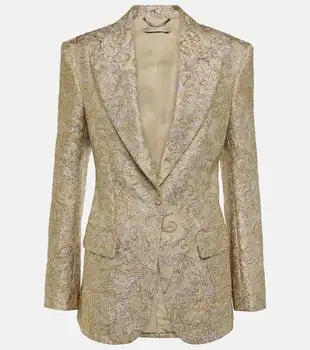 Stella McCartney | Single-breasted brocade blazer