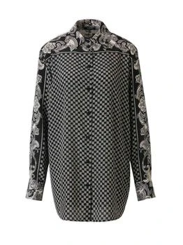 Balmain | Balmain Paisley And Mini Monogram Printed Shirt