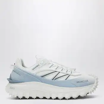 Moncler | Trailgrip Sneakers white/light blue with Vibram Megagrip sole