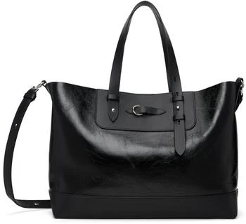 MAISON MARGIELA | Black Shopping Horizontal Medium Tote